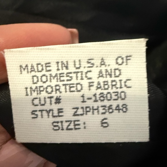 David Meister Black Taffeta Midi Dress Velvet Bow Cocktail Evening Formal 6 - Picture 7 of 11